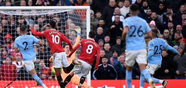 انتهت الدوري الإنجليزي – مانشستر يونايتد (2) – (1) مانشستر سيتي.. انتصار كتيبة تين هاج