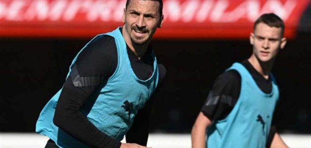 الفارق بينهما 25 عاما.. إبراهيموفيتش يتدرب مع نجله في ميلان